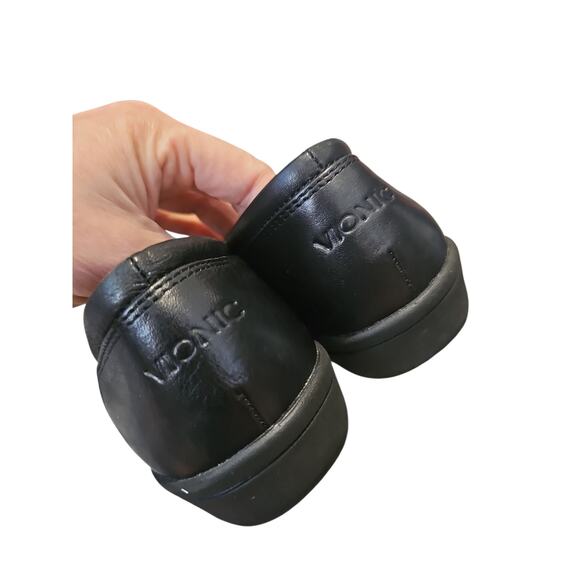 Vionic Women's Gianna Leather black sz 8.5 loafers shoes $120 SH454 - Picture 6 of 6